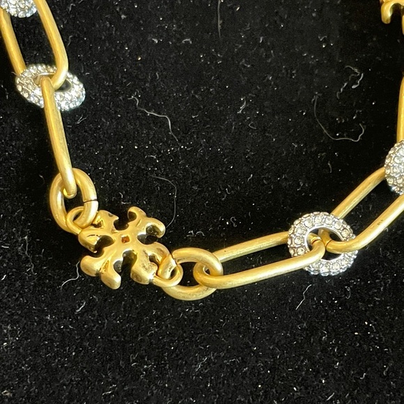 Tory Burch Elegant Gold and Silver Chain Necklace - Picture 5 of 5